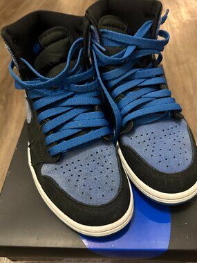 Air Jordan 1 Retro High OG "Royal Reimagined" (Style Code: FD1437-042 for GS).